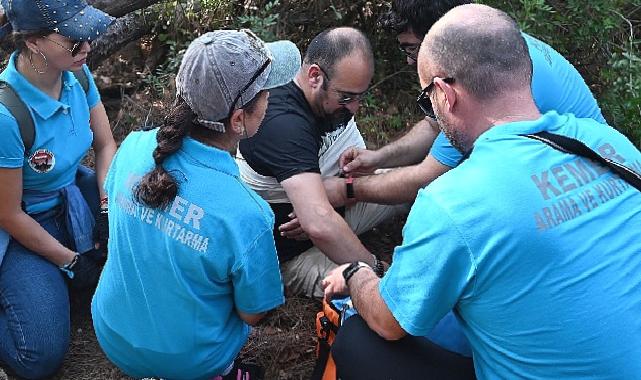 Kemer'de Gerçeği Aratmayan Tatbikat