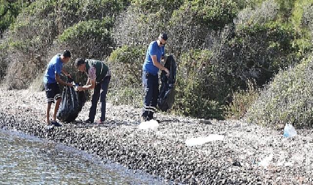 Gökova Körfezinde Araç Yolu Olmayan Koylar Temizleniyor