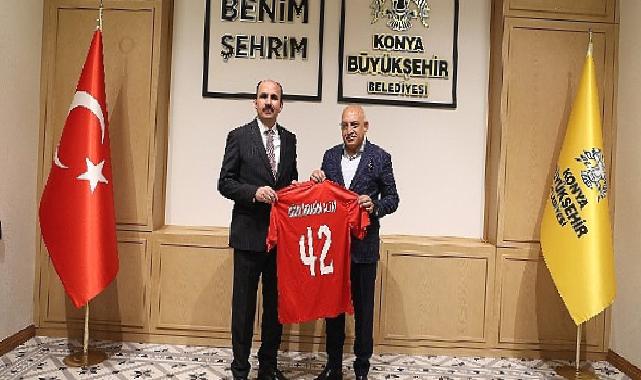 TFF Başkanı Büyükekşi Başkan Altay'ı Ziyaret Etti