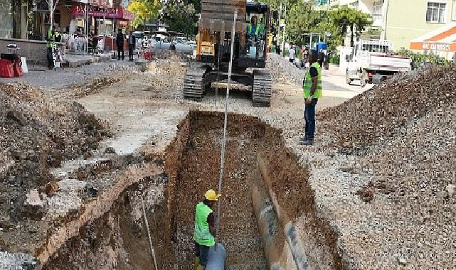 KOSKİ'den Malas Caddesi'nde 2.300 metre Su Kanalizasyon Şebeke Islahı