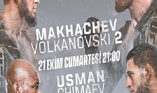 UFC'de "Yılın Dövüş Gecesi" Türkiye'de Sadece S Sport Plus'ta