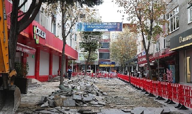 Bağcılar Çarşı Caddesi Modern Görünümüne Kavuşuyor