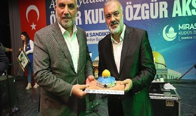 Başkan Sandıkçı: "Kudüs özgür değilse, dünya tutsaktır"