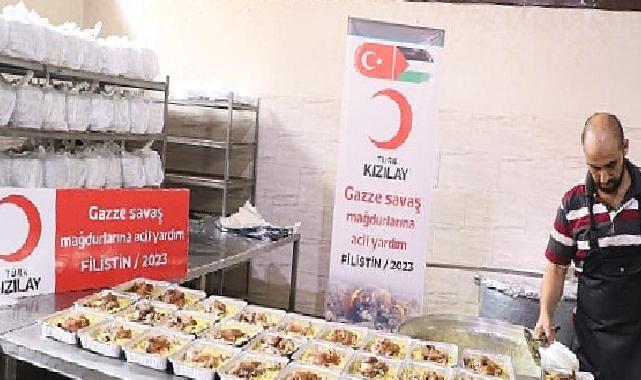 Kızılay'ın Gazze'deki Aşevi Yeniden Yemek Çıkarmaya Başladı