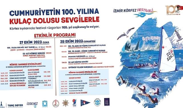 Cumhuriyet'in 100. yılında İzmir Körfezi şenlenecek