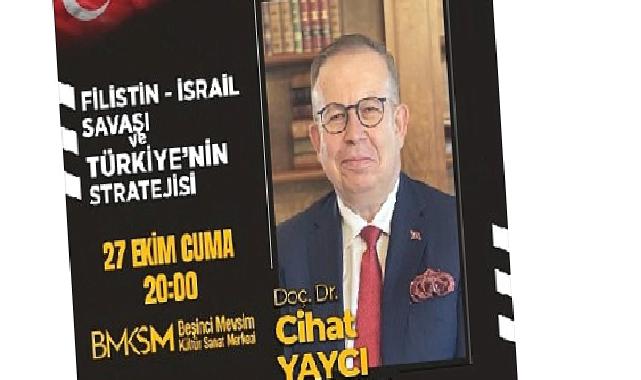 Cihat Yaycı Filistin-İsrail Savaşını İnegöl'de Anlatacak