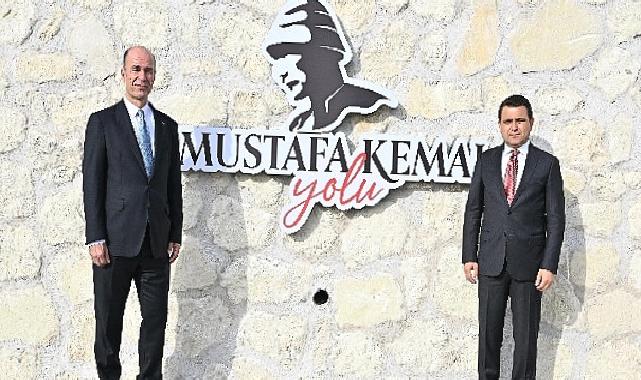 "Mustafa Kemal Yolu" filli boya'nın destekleri ile gelibolu'nun yeni rotası oldu