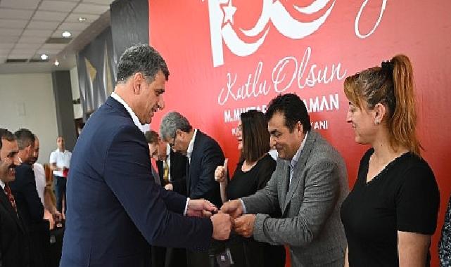 Başkan Kocaman'ın okul müdürleriyle 100 yıl buluşması