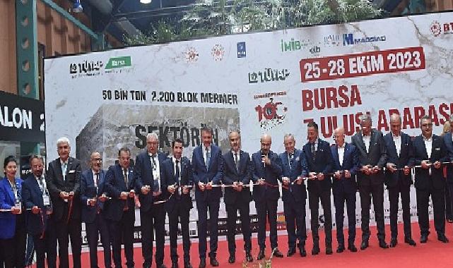 7. Bursa Blok Mermer Fuarı Kapılarını Açtı