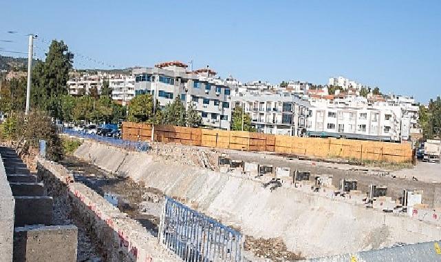 İzmir Büyükşehir Çiğli trafiğini rahatlatacak köprüde sona doğru