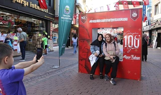 İnegöl'de Cumhuriyetin 100. Yılını Ölümsüzleştiren Etkinlik