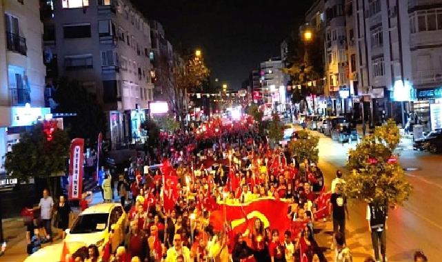 Narlıdere, 100. Yılda Cumhuriyet Ateşi ile aydınlandı