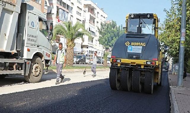 Antalya Büyükşehir yolları yenilemeye devam ediyor 