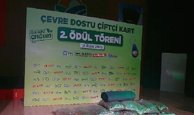 Çevre dostu çiftçiler ödüllendirildi