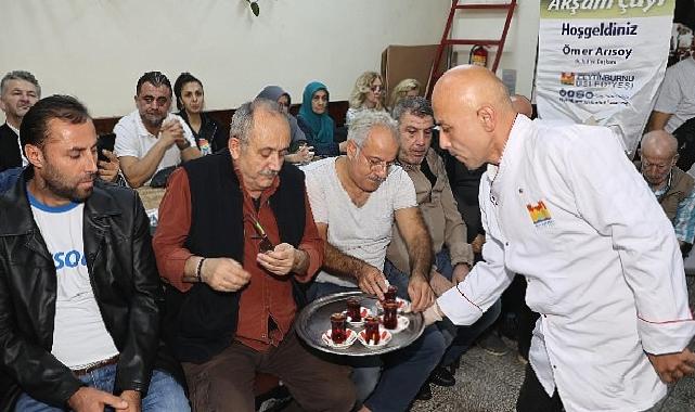 Başkanla Akşam Çayı'nın İlk Durağı Veliefendi Mahallesi Oldu