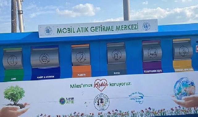 Milas belediyesi, geri dönüşüm çalışmalarını sürdürüyor