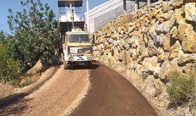 Alanya Özvadi grup yolu asfaltlandı