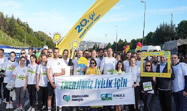 CK Enerji çalışanları İstanbul Maratonu'nda otizmli çocuklar için koştu