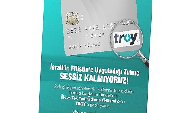 Gölcük belediyesi'nden israil boykot'u: maaş kartları troy'a taşınıyor