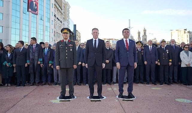 Ulu Önder Mustafa Kemal Atatürk, Taksim'de anıldı