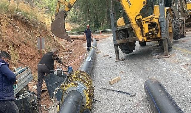 Büyükşehir, Marmaris Bozburun İçme Suyu Projesinde İlk Kazmayı Vurdu