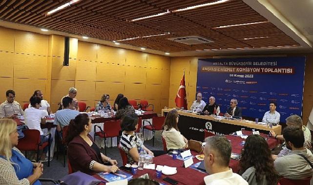 Büyükşehir Engelsiz Hizmet Komisyonu toplandı