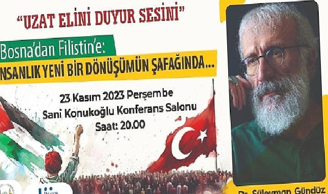 Dr. Süleyman Gündüz Filistin Ve Kudüs'ü İnegöl'de Anlatacak