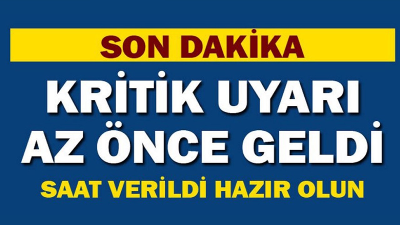 Meteoroloji'den 81 ile kritik uyarı! İstanbul, Ankara, İzmir dahil yurt genelinde sel, dolu ve fırtına alarmı