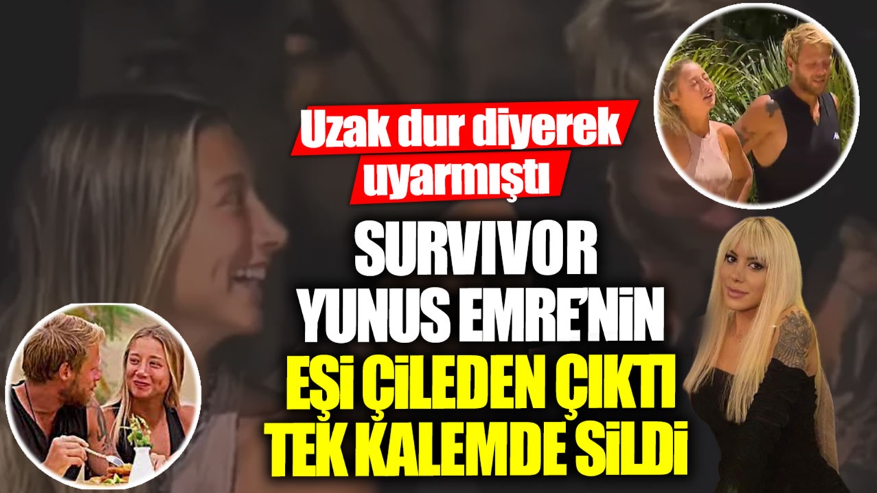 Karısı 'uzak dur' diyerek uyarmıştı... Yunus Emre ve Aleyna'nın samimi hallerini gören karısı tek kalemde sildi...