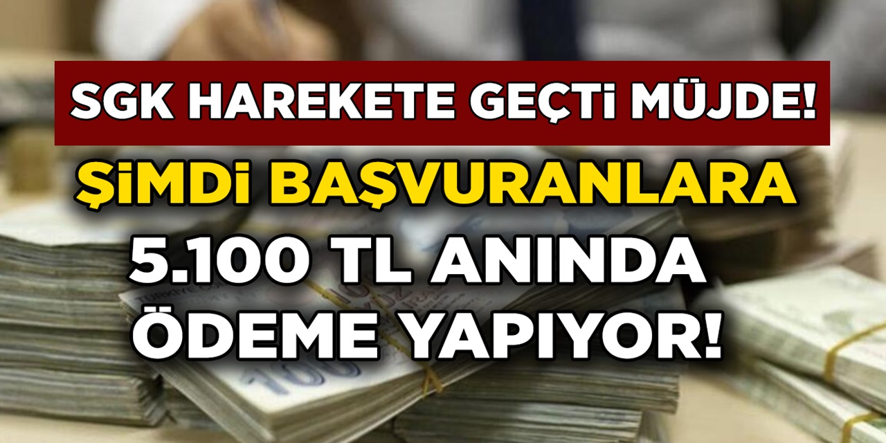 SGK sigorta girişi olanlar DİKKAT! Hemen yazılı dilekçe ile başvurun 5100 lira ödeme yapılacak