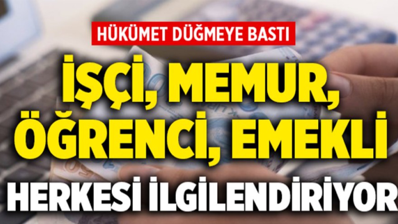 Hükümet düğmeye bastı! 100 bin taşerona kadro, 3600 ek gösterge, esnafa destek, erken emeklilik bekleyenlere müjde