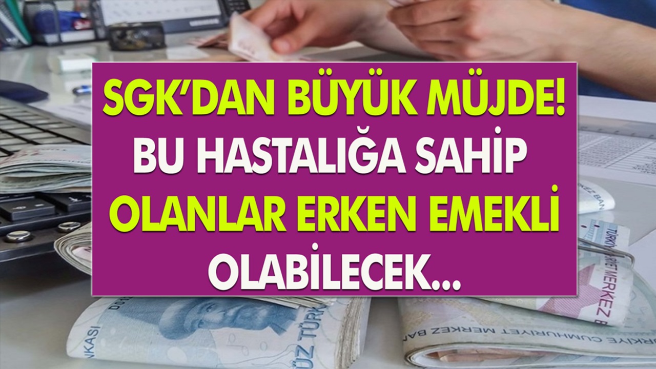 1800 günle 44-45-49-50 yaşında erken emeklilik için SGK şartlar açıklandı! İşte malulen emeklilik detayları