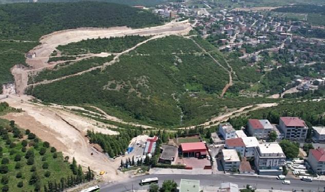 Dilovası Devlet Hastanesi bağlantı yolu ilerliyor