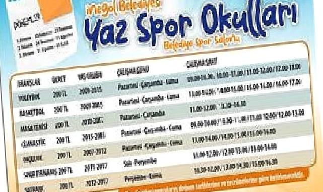 Yaz Spor Okulları Kayıtları Başlıyor