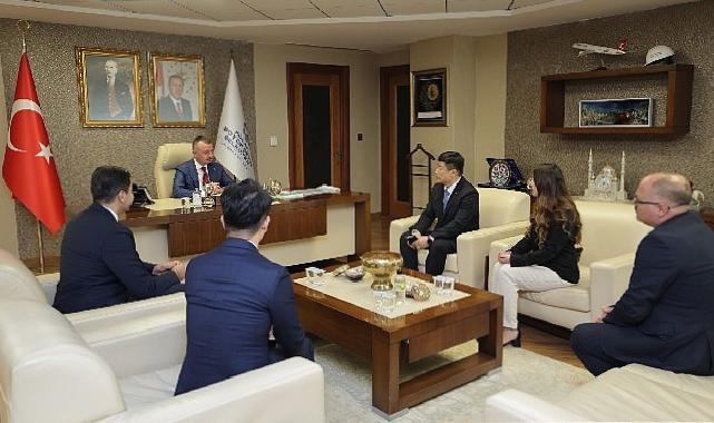 Posco'nun CEO'sundan Başkan Büyükakın'a ziyaret