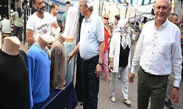 Başkan Topaloğlu, turizm pazarı esnafını ziyaret etti