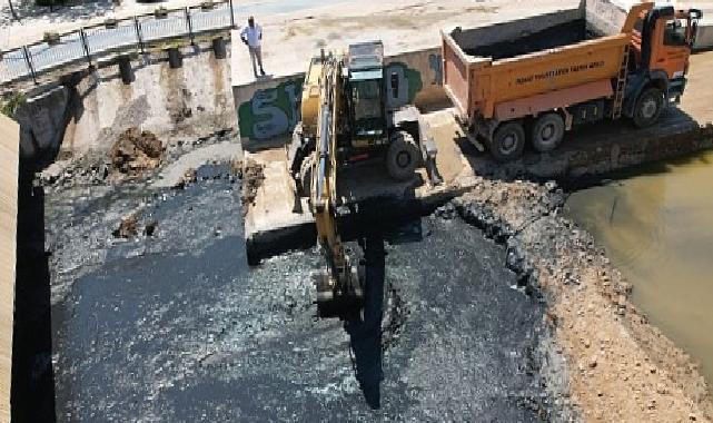 Peynircioğlu Deresi'nde temizlik çalışmaları tamamlandı