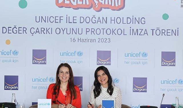 Doğan Holding ve UNICEF, çok sayıda çocuğun değerlerini keşfederek hayatında olumlu etki yaratmayı amaçlayan Değer Çarkı oyununu tanıttı.