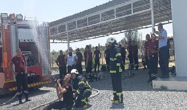 Konya Büyükşehir İtfaiyesi KKTC Genel Kuvvetler Komutanlığı İtfaiye Personeline Eğitim Verdi