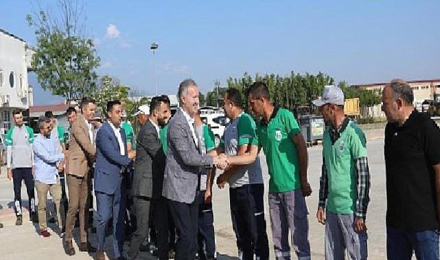 Başkan Taban Mesaiye Personelin Bayramını Kutlayarak Başladı