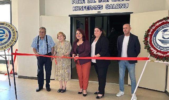 EÜ'de duayen bilim insanı Prof. Dr. İnci Erefe'nin ismi konferans salonuna verildi