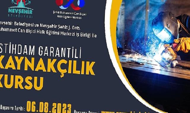 İstihdam garantili kaynakçılık kursu açılacak