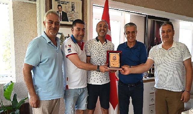 Masterler Turnuvası öncesinde Başkan Topaloğlu'na ziyaret