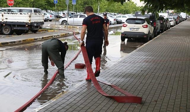 Kocaeli Büyükşehir su baskınlarına karşı teyakkuzda