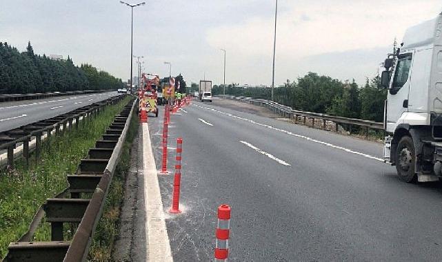 Stadyum yolu için TEM'de çalışmalar başladı