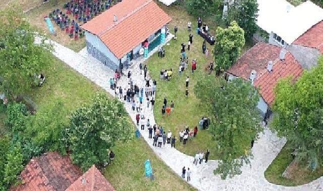 Üçpınar'daki eski köy okulu konuk evi oldu