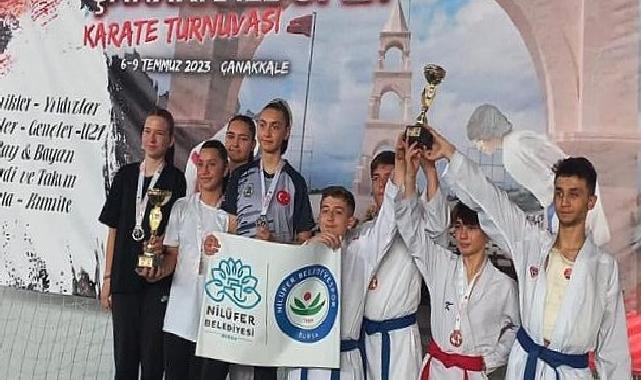 Nilüferli sporcular Karate Turnuvası'ndan ödülle döndü