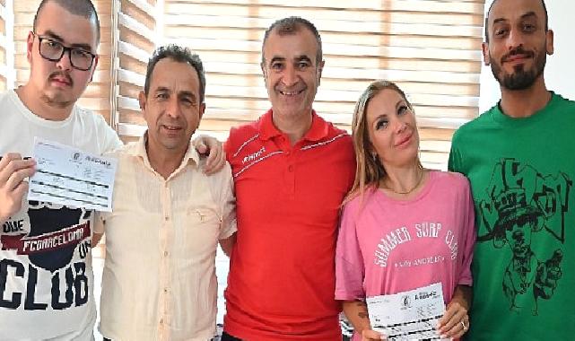 Kemer Belediyesi'nden sporculara ulaşım desteği