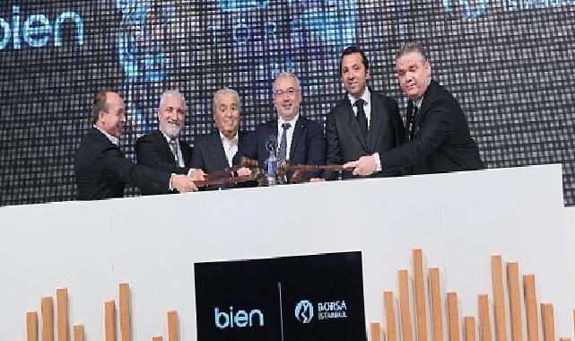 Bien için Borsa İstanbul'da Gong töreni düzenlendi