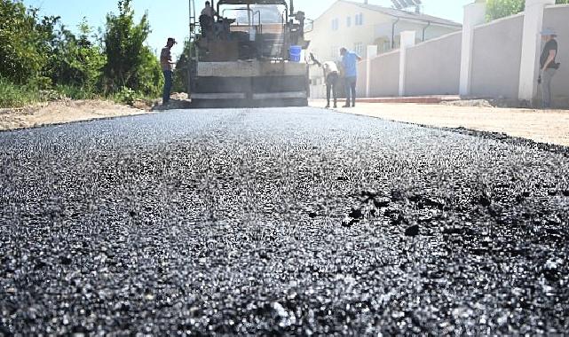 Kuzdere Mahallesi 2'nci Cadde'de asfaltlama çalışmaları başladı